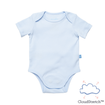 soft baby blue CloudStretch™ magnetic bodysuit