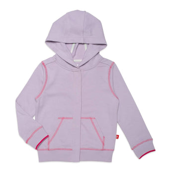 lavender french terry magnetic hoodie