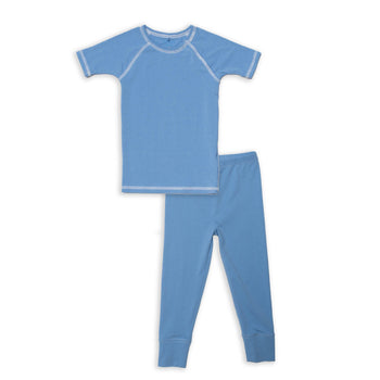 utah sky CloudStretch™ magnetic kids pajama set